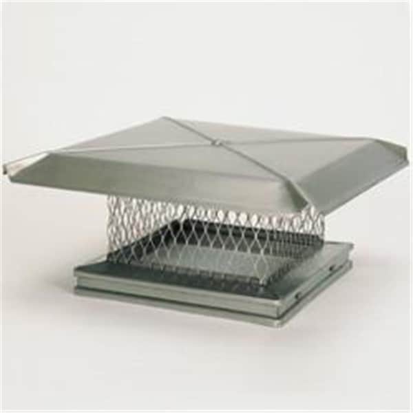 Perfectpillows Homesaver 8 Inch x 17 Inch Homesaver Stainless Steel Single-flue Chiminey Cap 304-alloy PE2547995 - main